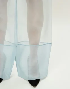 Clearance La Perla Pantalon Esprit d'Atelier 100% Soie bleu