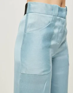 Femme La Perla Pantalon Esprit d'Atelier bleu