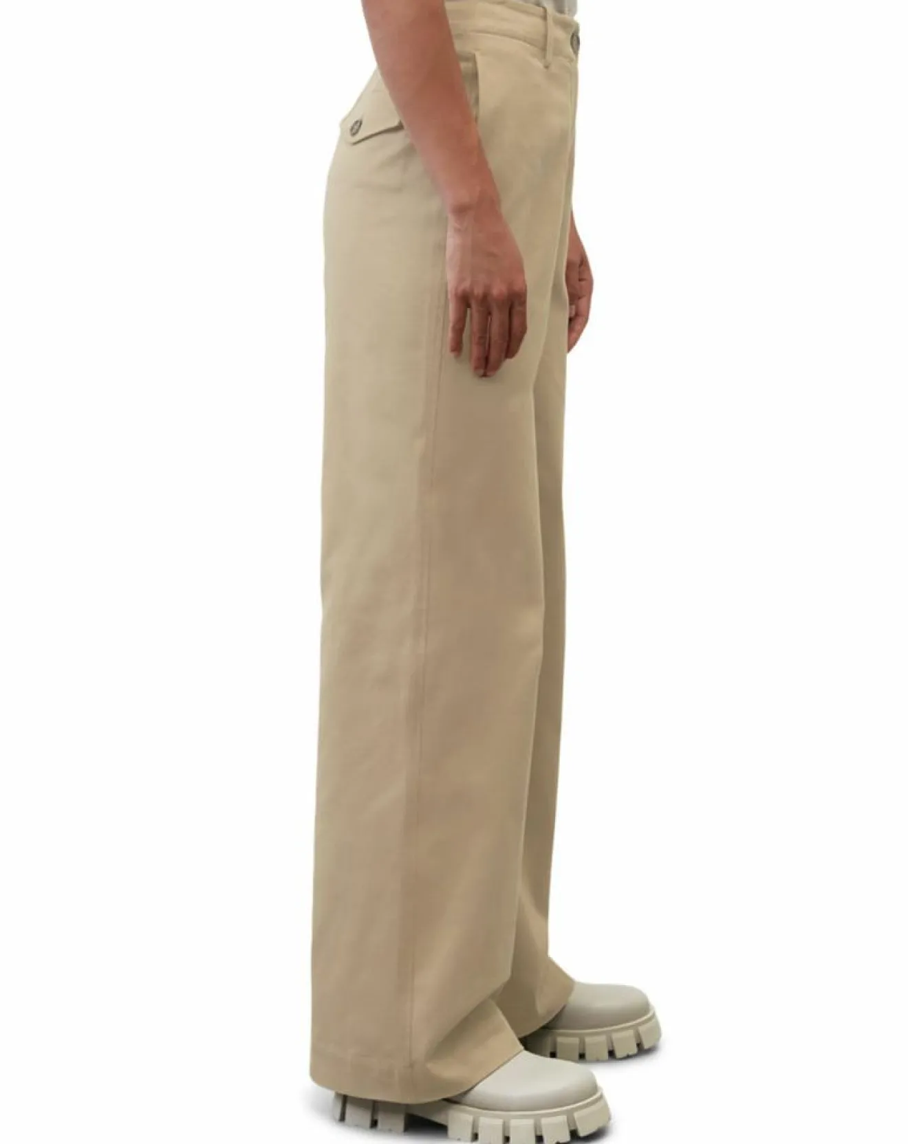 Femme Marc O'Polo Pantalon flare beige