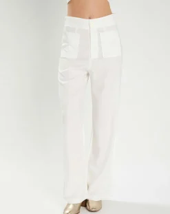 Online The Korner Pantalon Félicie blanc