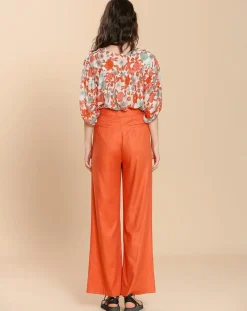The Korner Pantalon Félicie orange