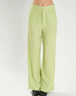Femme The Korner Pantalon Félicie vert
