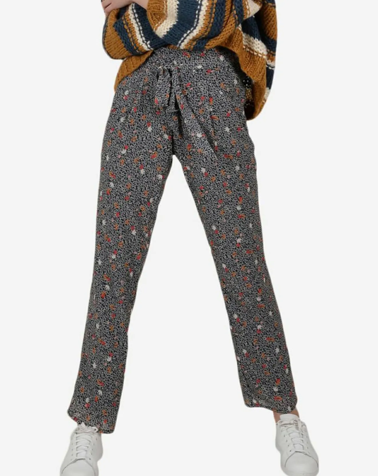 Molly Bracken Pantalon Flora multicolore