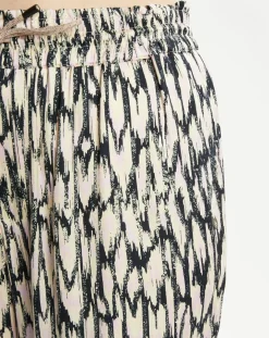 Femme Scotch & Soda Pantalon fluide Nina rose/écru/noir