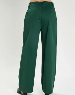 New The Korner Pantalon Héloise vert foncé