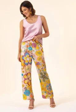 Discount Bleu Blanc Rouge Pantalon Jacinthe jaune