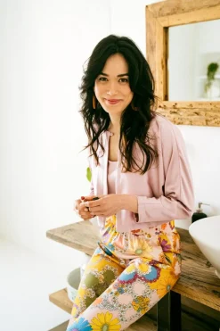 Discount Bleu Blanc Rouge Pantalon Jacinthe jaune