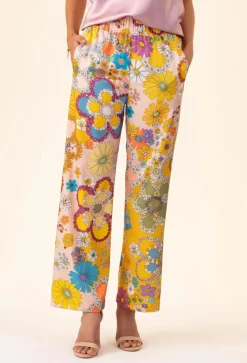 Discount Bleu Blanc Rouge Pantalon Jacinthe jaune