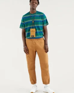 Homme Levi's® Pantalon Jogger en Coton et Chanvre marron