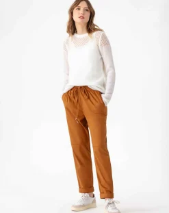 Femme Indies Pantalon Jules tabac