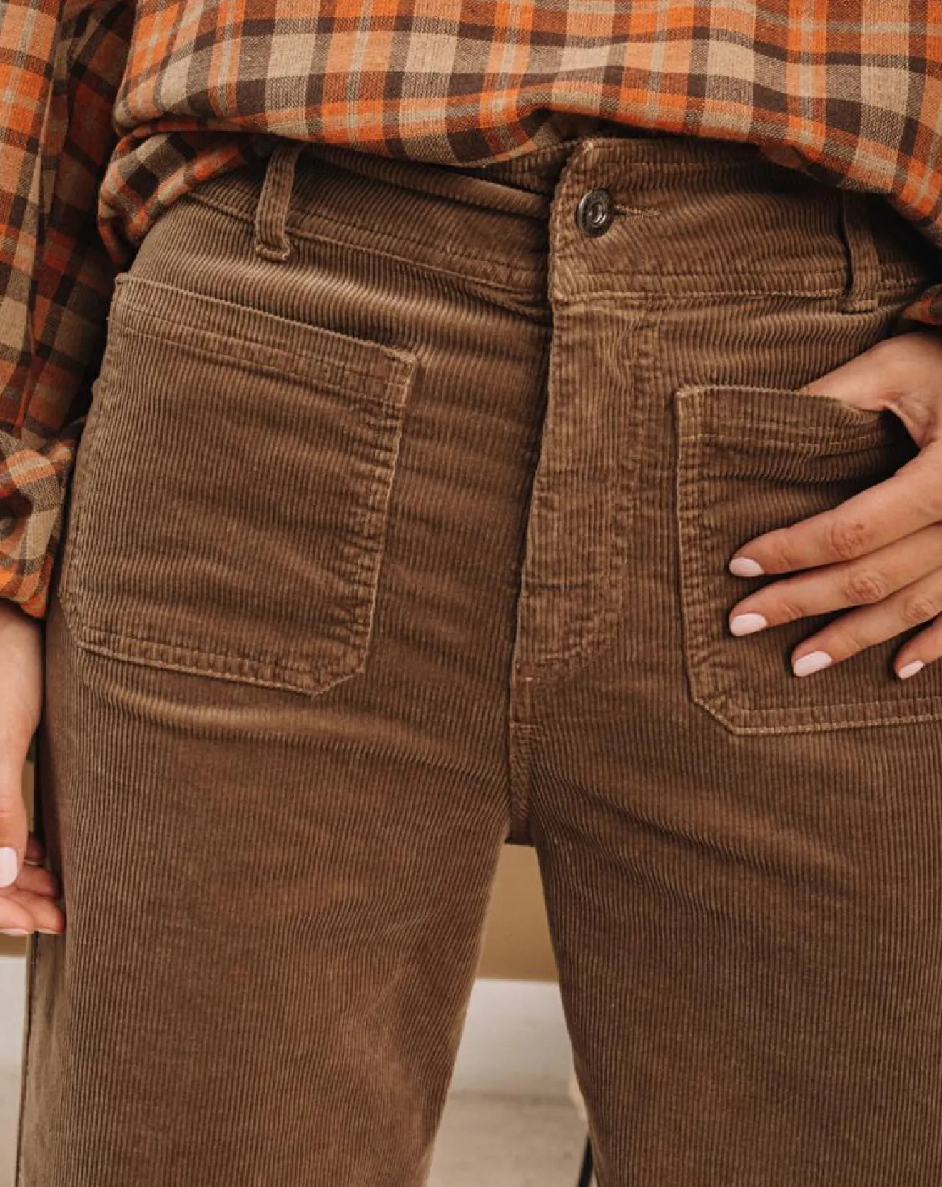 Outlet Lauren Vidal Pantalon jupe-culotte Cloé seigle