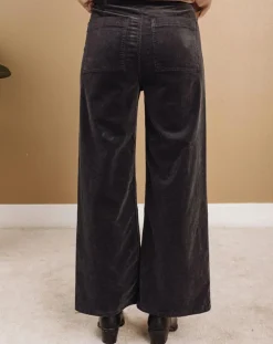 Femme Lauren Vidal Pantalon jupe-culotte Cloé bitume