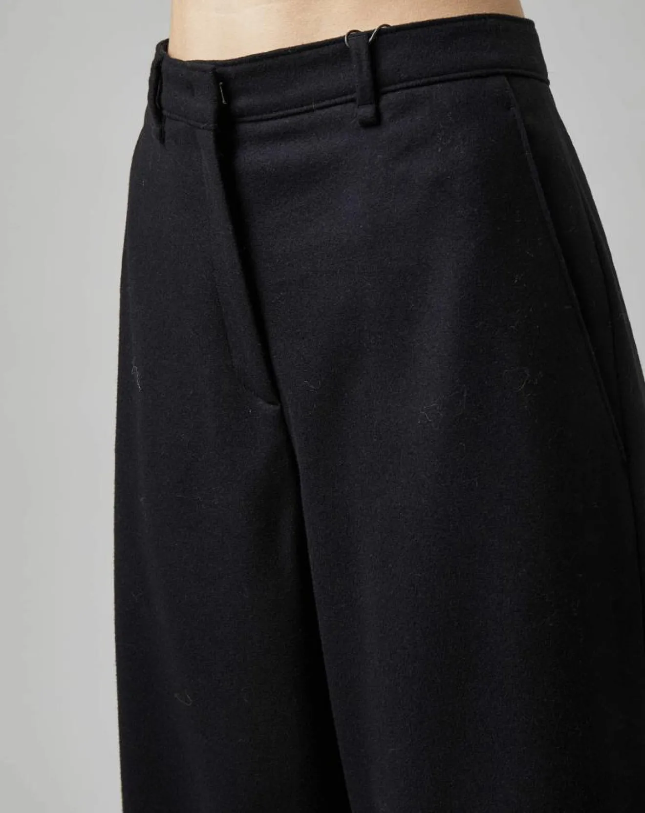 Sale Marc O'Polo Pantalon jupe-culotte en Laine mélangée noir
