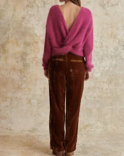 Femme Garance Paris Pantalon Klay ocre