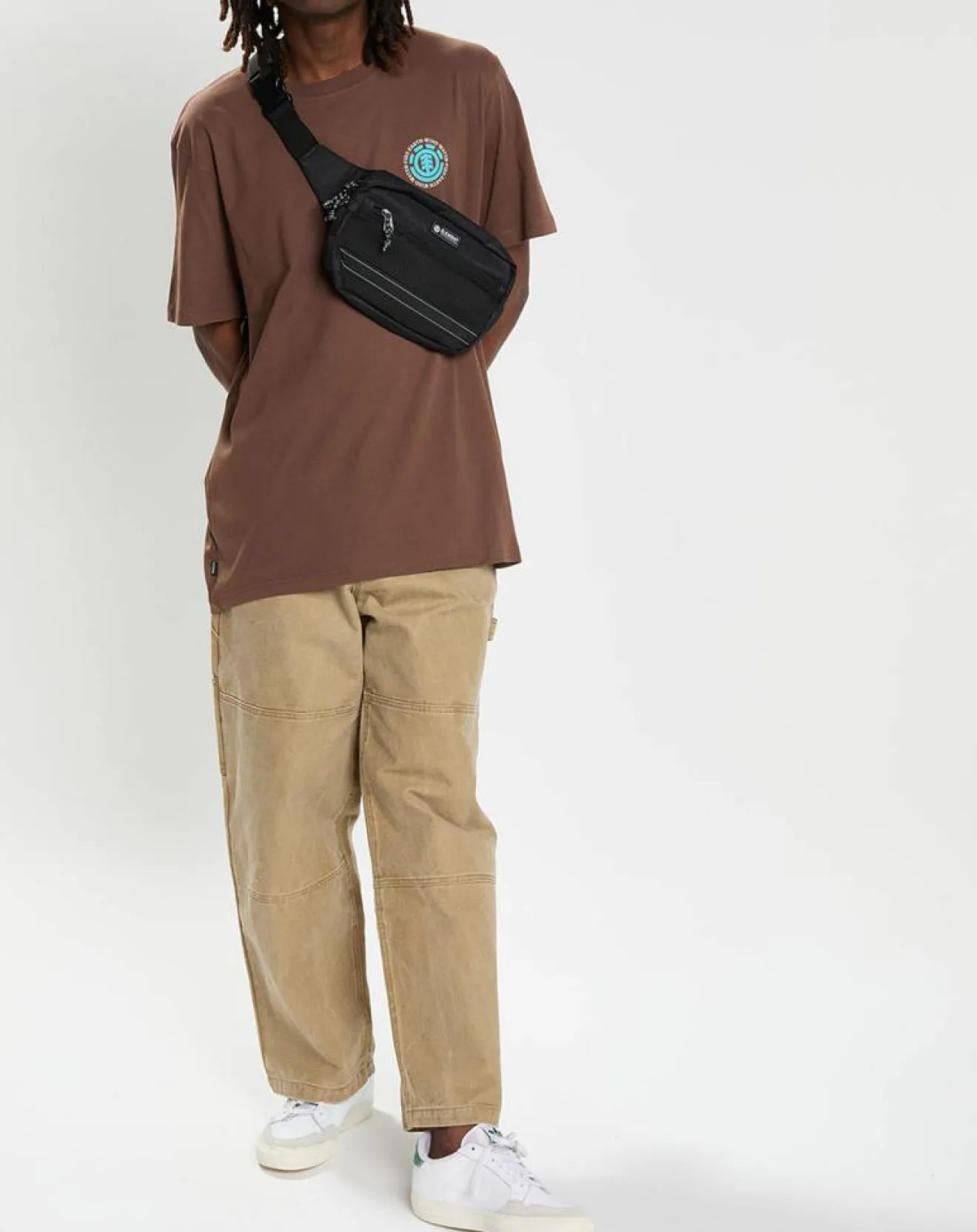 Homme Element Pantalon large Carpenter Canvas beige