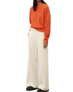 Discount Marc O'Polo Pantalon large en Molleton écru