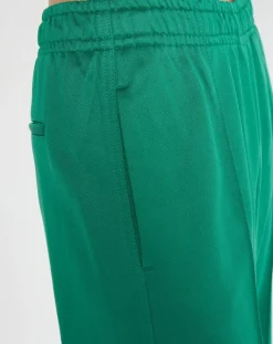 Femme Marc O'Polo Pantalon large pinces taille élastique vert