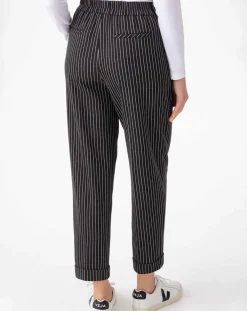 Indies Pantalon Mael rayure noire