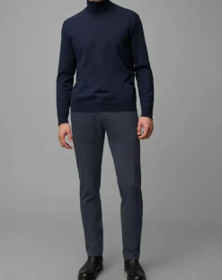 Sale Marc O'Polo Pantalon Malmo Smart Rayé bleu marine