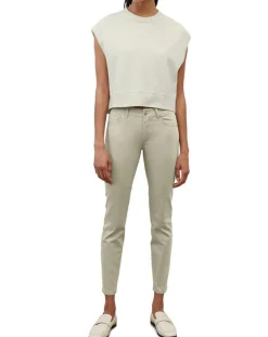 Discount Marc O'Polo Pantalon Mavas en Coton Bio gris clair