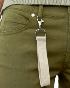 Femme Marc O'Polo Pantalon Mavas en Coton Bio kaki