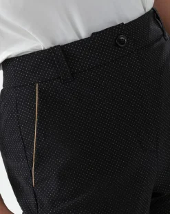 Sale Indies Pantalon Merry noir pois mordore