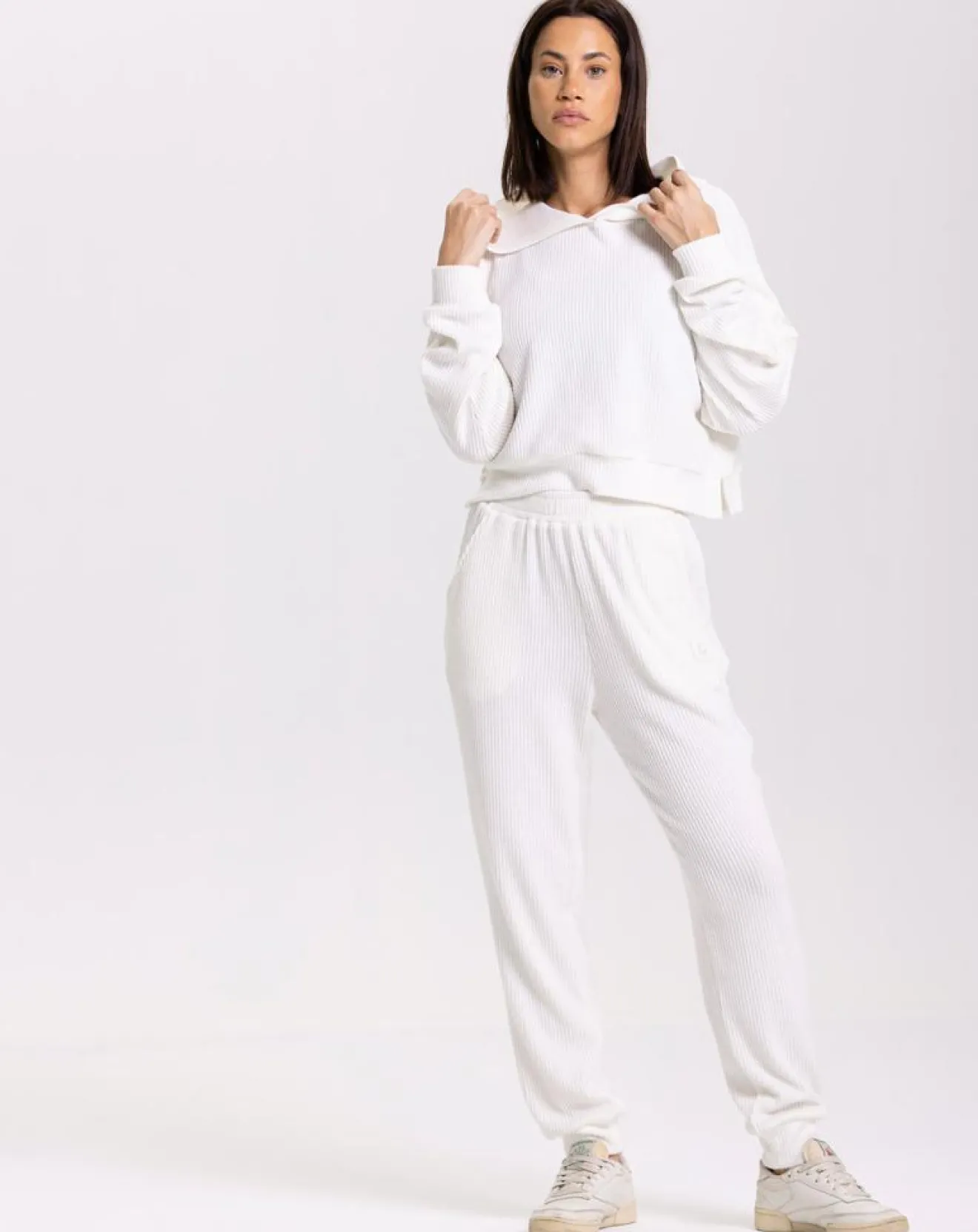 Femme Onamaste Pantalon Mika ivoire