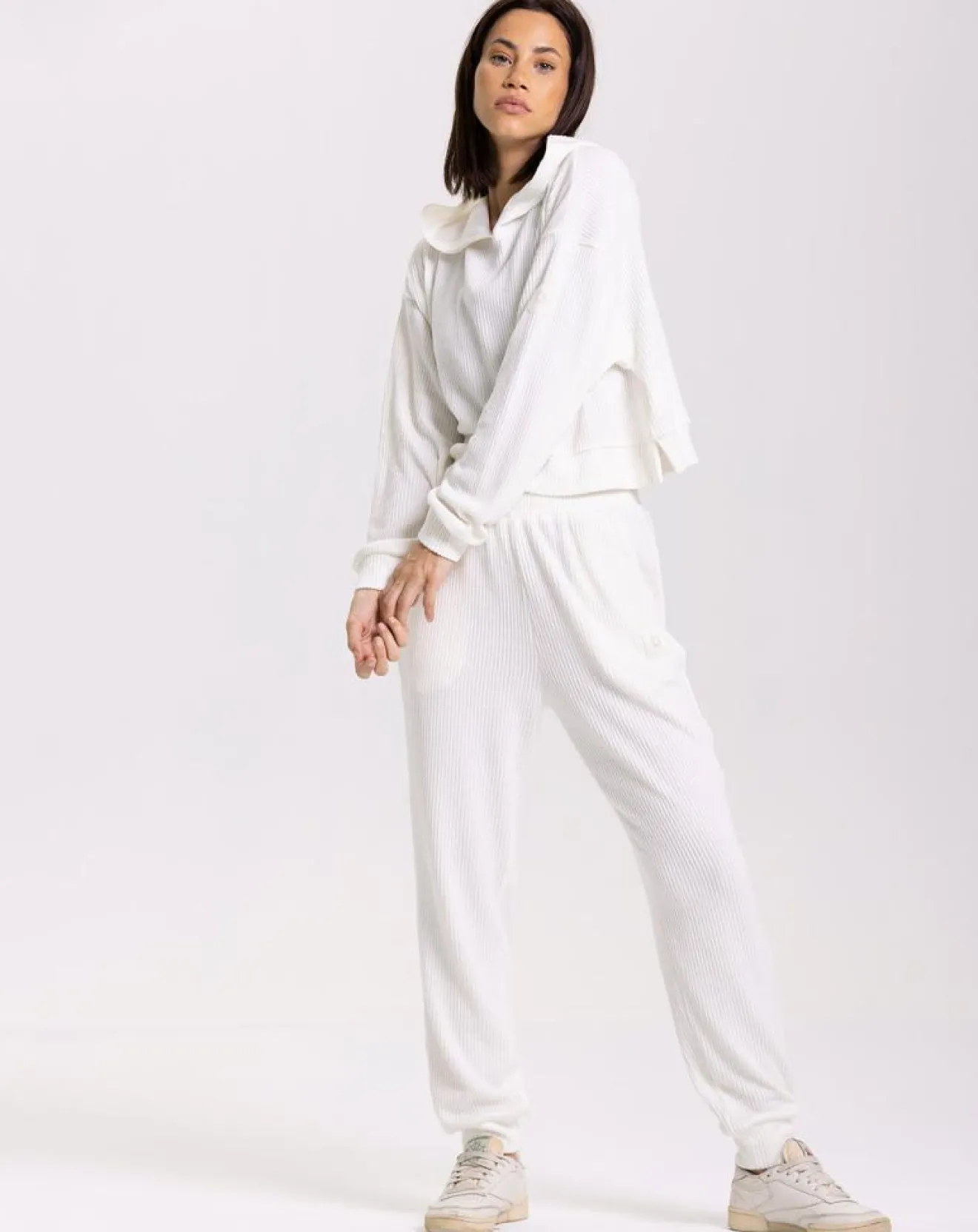 Femme Onamaste Pantalon Mika ivoire