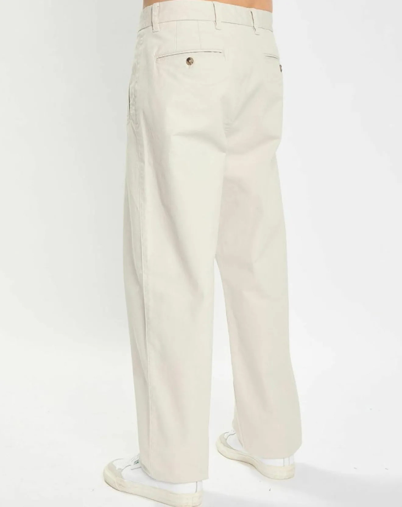 Homme Marc O'Polo Pantalon Mossbo oversize beige clair