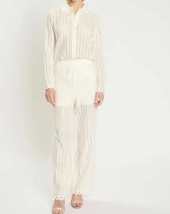 Femme Zapa Pantalon Panpi blanc