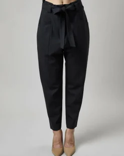 Femme Marc O'Polo Pantalon Paper Bag noir