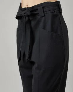Femme Marc O'Polo Pantalon Paper Bag noir