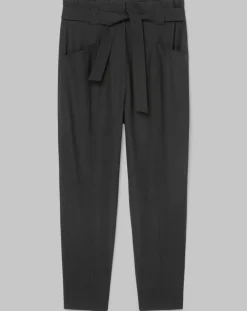 Femme Marc O'Polo Pantalon Paper Bag noir