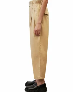 Femme Marc O'Polo Pantalon paperbag pinces beige