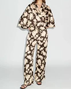 Sale Zapa Pantalon Perline chocolat