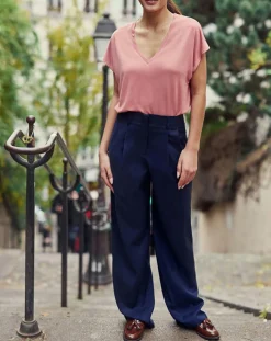 Femme La Petite Etoile Pantalon Polimo marine