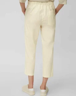 Femme Marc O'Polo Pantalon popeline taille élastique beige