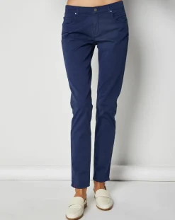 Femme Swildens Pantalon Qajou indigo