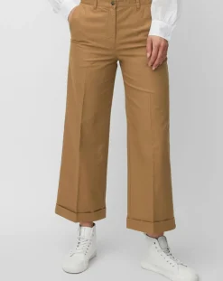 Femme Marc O'Polo Pantalon Ramie marron
