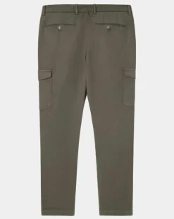 Sale Hackett London Pantalon Regular Fit Cargo kaki