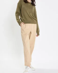 Best Marc O'Polo Pantalon relax chino beige