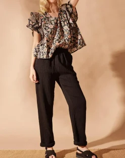 Femme Louizon Pantalon Ricochet noir