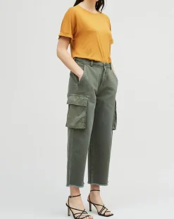 Discount Chloé Stora Pantalon Robin kaki