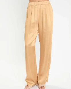 Femme Lauren Vidal Pantalon satiné Soon désert