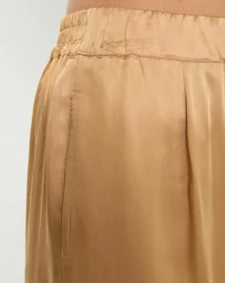 Femme Lauren Vidal Pantalon satiné Soon désert