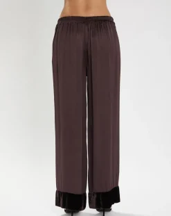 Femme Lauren Vidal Pantalon Shadow raisin