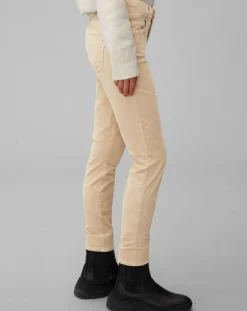 Femme Marc O'Polo Pantalon slim Albi effet Velours beige