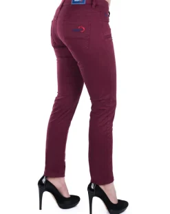Femme Giorgio di Mare Pantalon slim bordeaux