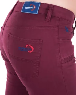 Femme Giorgio di Mare Pantalon slim bordeaux