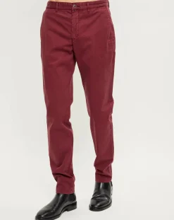 Homme Marc O'Polo Pantalon slim chino Malmo bordeaux